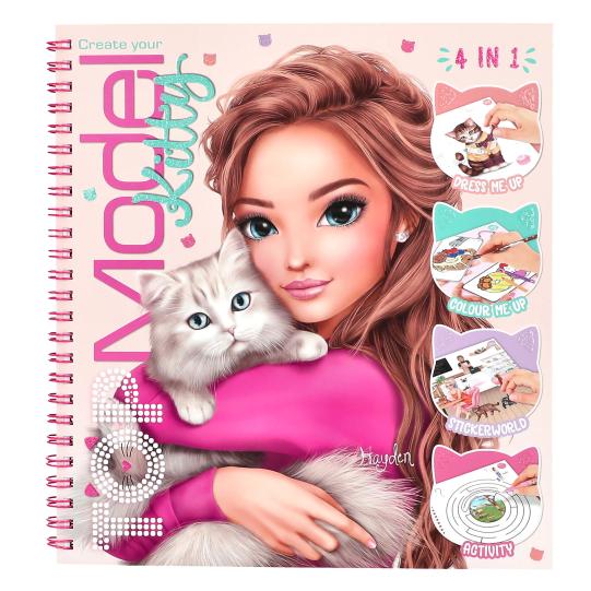 Album à colorier Create Your  TOPModel Kitty