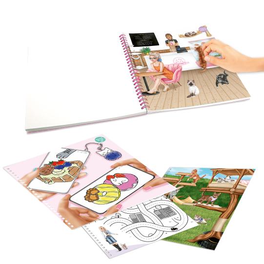 Album à colorier Create Your  TOPModel Kitty