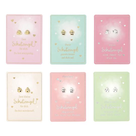 Schutzengel Ohrringe im Display