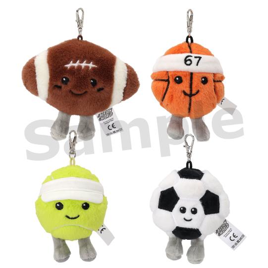 Action World Pendentif en peluche SPORTS