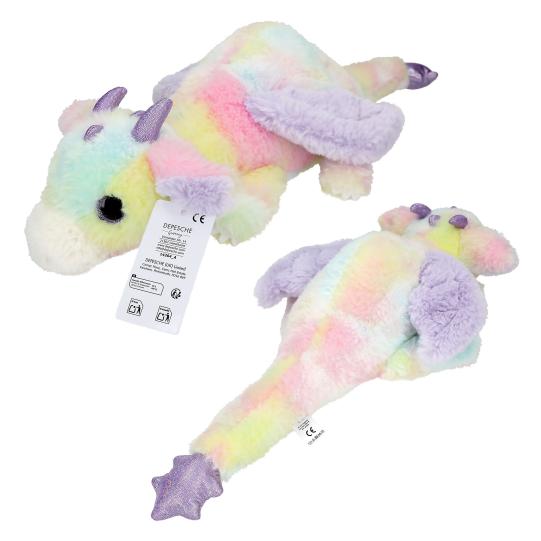 SNUKIS Plüschdrache bunt 50 cm