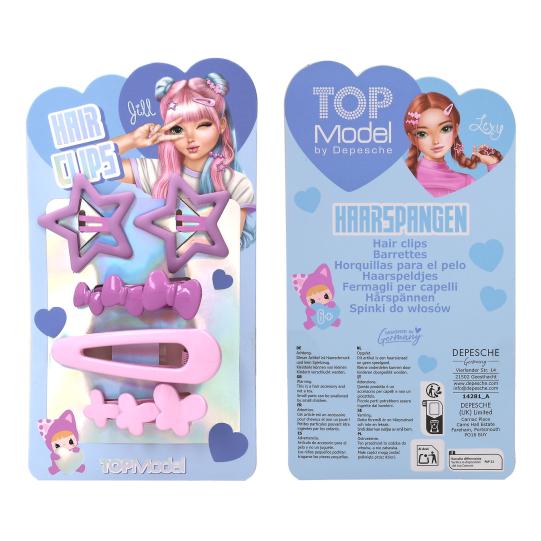 TOPModel Hair Clips Stars KPOP