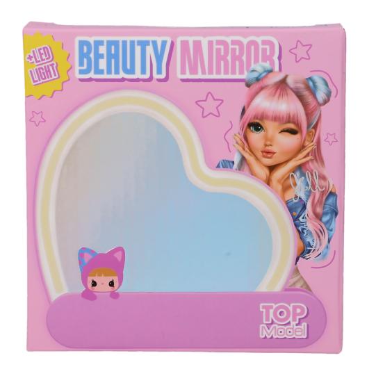 TOPModel Espejo de corazón con luz KPOP