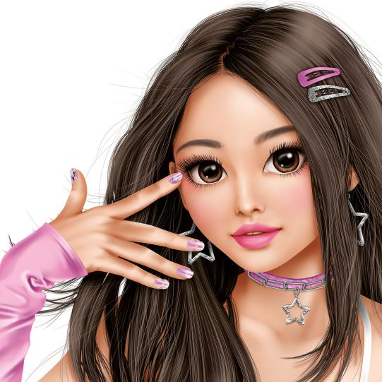 TOPModel Ongles artificiels KPOP 3D