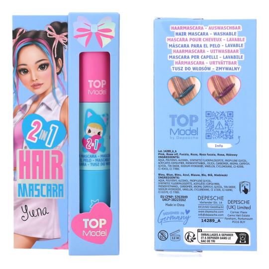 TOPModel Mascara pour cheveux 2 en 1 KPOP