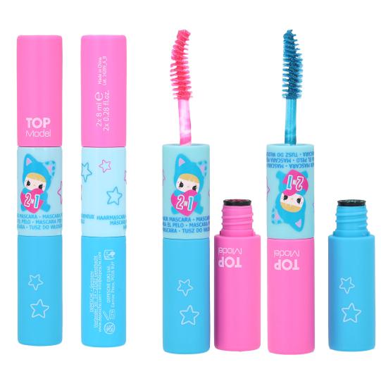TOPModel Mascara pour cheveux 2 en 1 KPOP