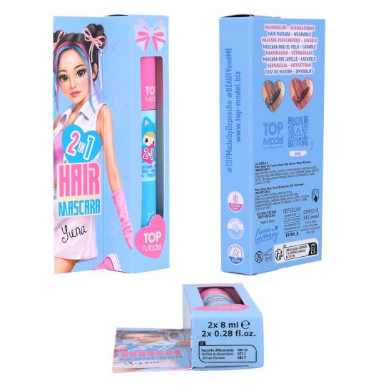 TOPModel Mascara pour cheveux 2 en 1 KPOP