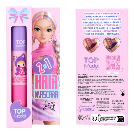 TOPModel Mascara pour cheveux 2 en 1 KPOP