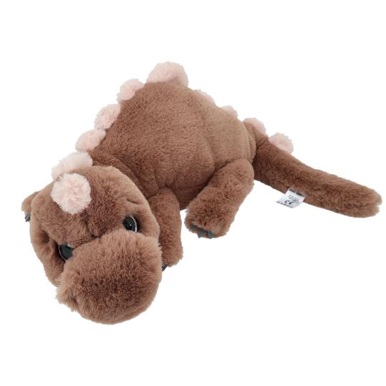 Dino World Plush Dino Lying Brown 50 cm