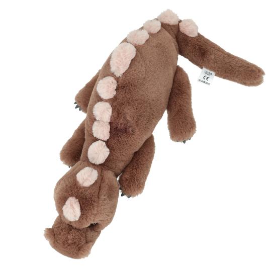 Dino World Plush Dino Lying Brown 50 cm