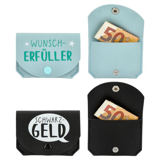 WUNSCHERFÜLLER Geldtäschchen aus Kunstleder