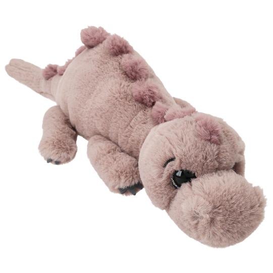 Dino World Plush Dino Lying Light Brown 50 cm