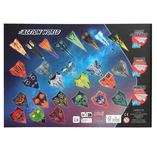 Action World Speed Glider Paper Airplane Book