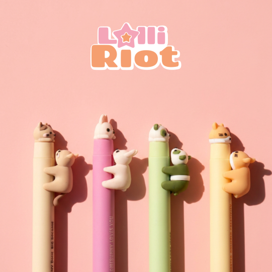 Lolli Riot Radierbarer Gelstift Click and Kiss