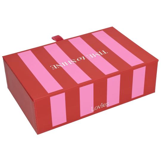 LOVIES Schmuckbox Motiv 1 mit  Streifen