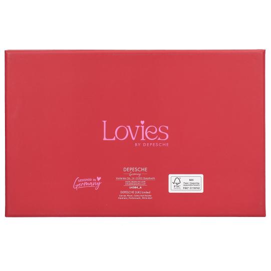 LOVIES Schmuckbox Motiv 1 mit  Streifen