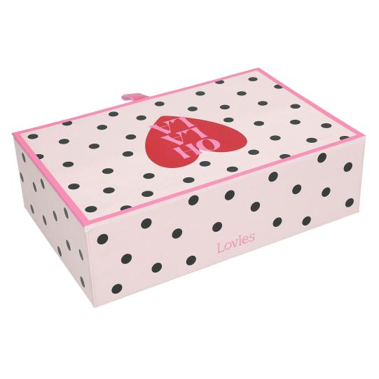 LOVIES Schmuckbox Motiv 2 mit  Punkten