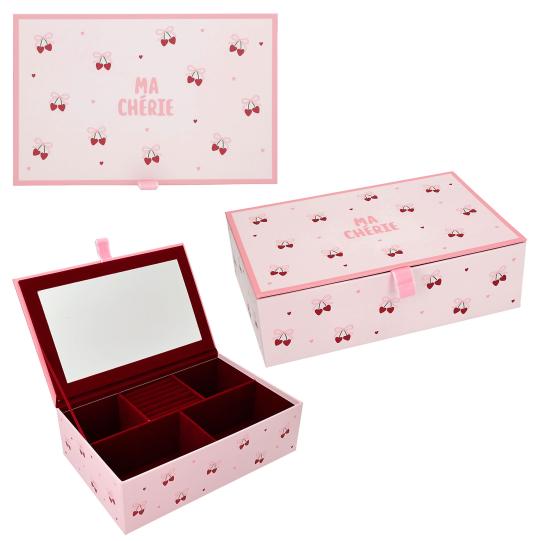 LOVIES Schmuckbox Motiv 3 mit  Kirschen