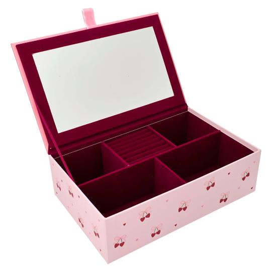 LOVIES Schmuckbox Motiv 3 mit  Kirschen