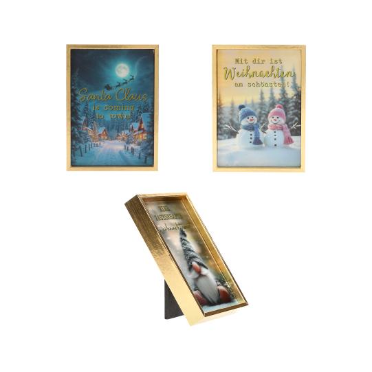 Weihnachtliche 3D Bilderrahmen