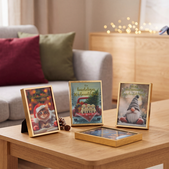 XMAS Frame With 3D Image