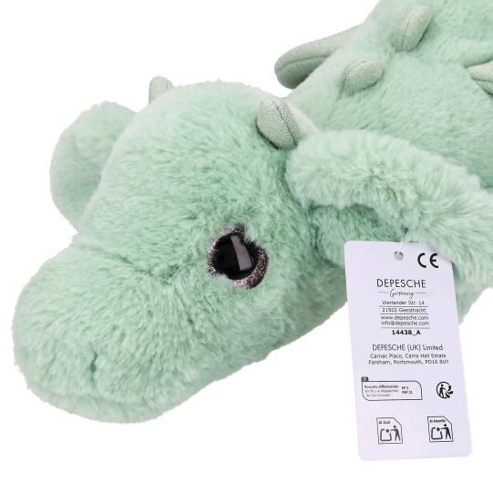 SNUKIS dragón de peluche verde