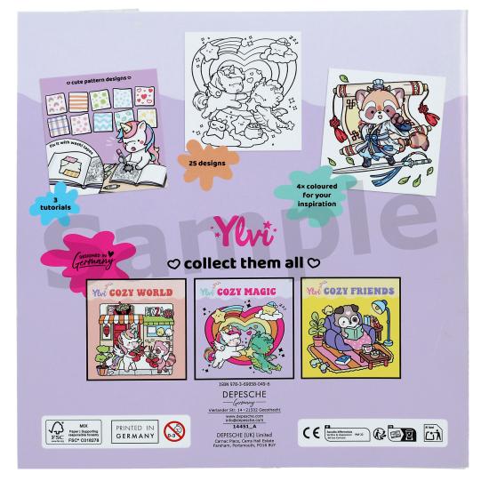 Ylvi COZY Magic Livre de coloriage