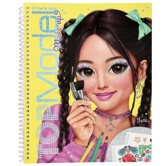 TOPModel Make up Colouring Book