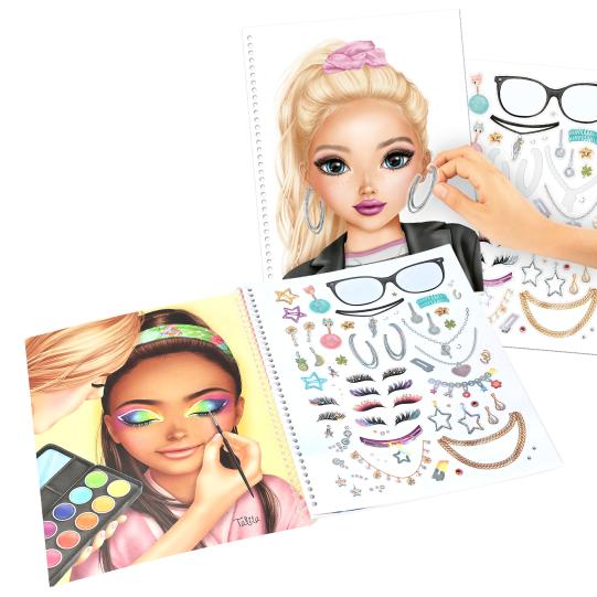 TOPModel Make up Colouring Book