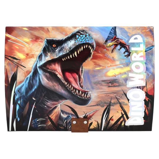 Dino World Coffre à trésor avec code, son et lumière