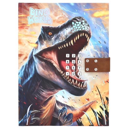 Dino World dagboek met geheime code