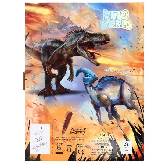 Dino World dagboek met geheime code
