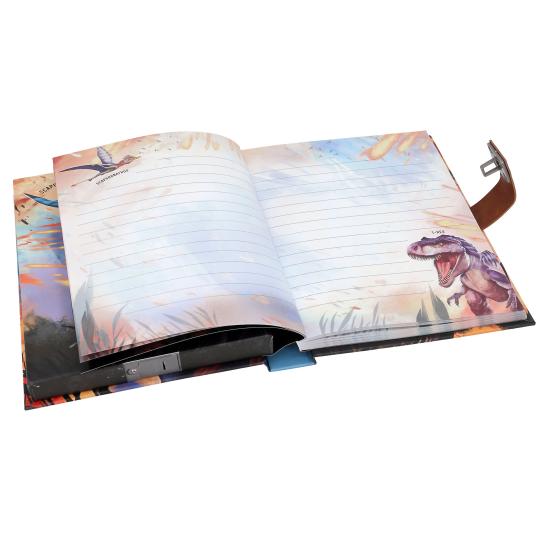Dino World dagboek met geheime code
