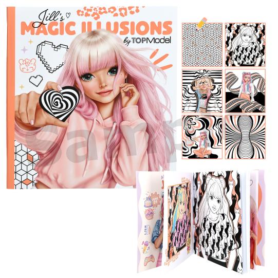 TOPModel Colouring Book Jills Magic Illusions