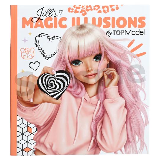 TOPModel Colouring Book Jills Magic Illusions