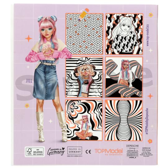 TOPModel Colouring Book Jills Magic Illusions