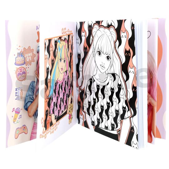 TOPModel Colouring Book Jills Magic Illusions