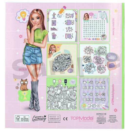 TOPModel Haydens Brain Games Colouring Book