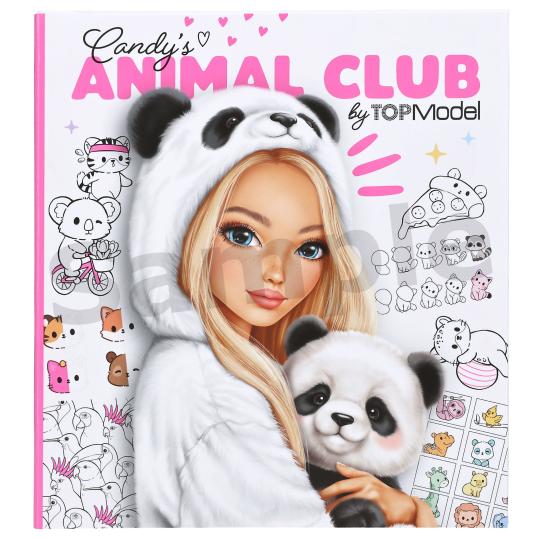 TOPModel Colouring Book Candys Animal Club