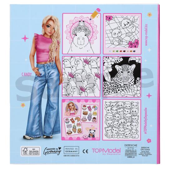 TOPModel Colouring Book Candys Animal Club
