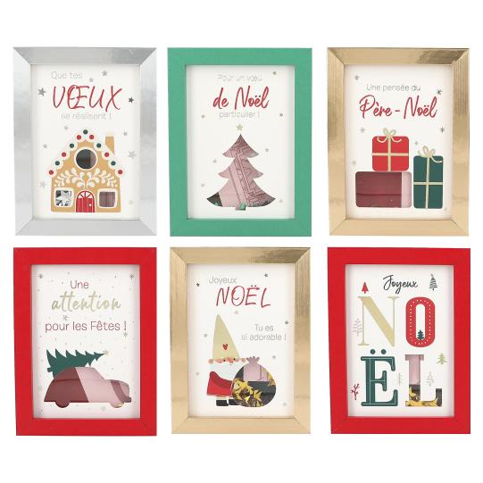 Cadre de Noël pour étrennes