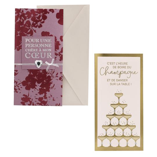 Lovely Diamonds Cartes pliantes, grandes
