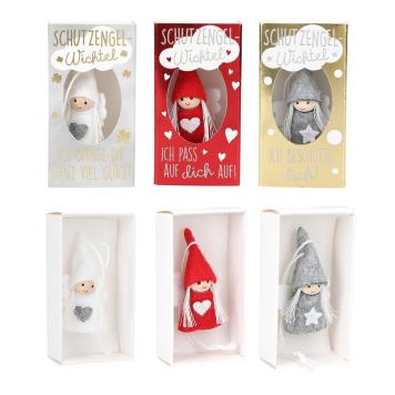 Kerstmis kabouter in klein doosje duits