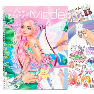 Create your TOPModel - Malbuch mit Stickern Fantasy