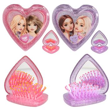 TOPModel folding hairbrushheart BEAUTY and ME