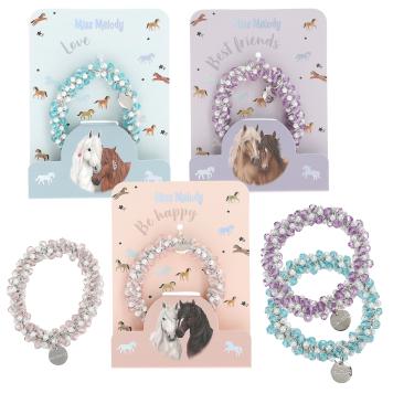 Miss Melody Hair-Bracelet With Beads