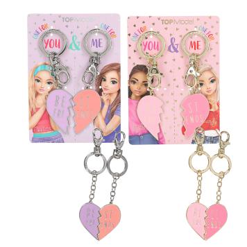 TOPModel Keyring Set Heart BFF