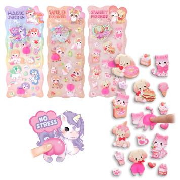 Ylvi Puffy Sticker No Stress