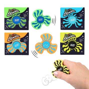 Adventure World Fidget Spinner gomma per cancellare