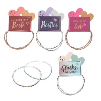LOVIES Strassarmband Set 
